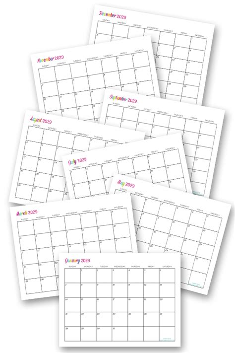 customized editable   printable calendars