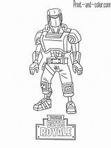 Fortnite Coloring Pages Color Print Skin Aim Battle sketch template