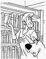 Biblioteca Scooby sketch template