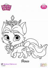 Palace Pets Coloring Rouge Pages Printable Disney Drawing Categories sketch template