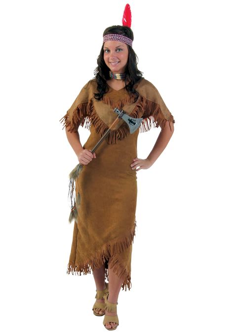 Plus Size Deluxe Women S Native American Costume