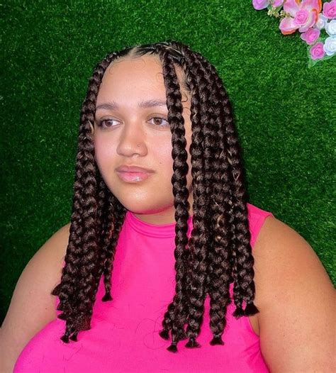 10 Super Chic Large Knotless Braids For 2023 – Hairstylecamp Chunky