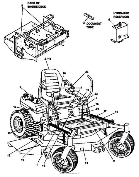 bobcat mower parts diagram wiring