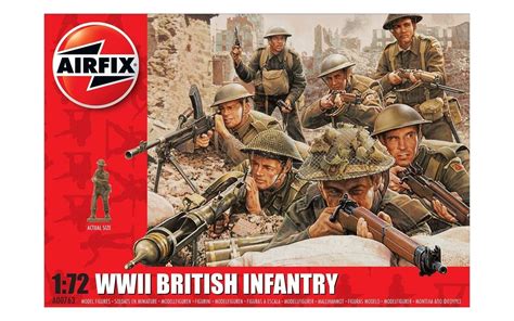 airfix  wwii british infantry scale model kit  mighty ape nz