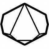 Polyhedral Vectorified sketch template