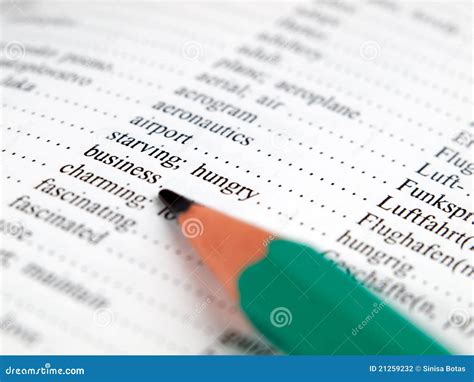 word business stock photo image  glossary recession