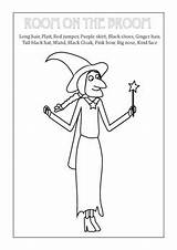 Broom Room Coloring Pages Witch Colouring Halloween Vocabulary Printable Template Sheets Match Julia Donaldson Teacherspayteachers Templates Bricolage Party Sold sketch template