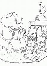 Coloring Pages Babar Coloringpages1001 sketch template
