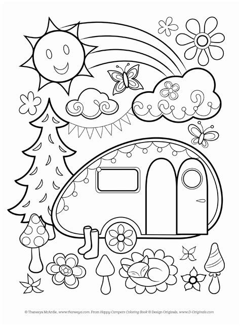 rv coloring pages  getdrawings