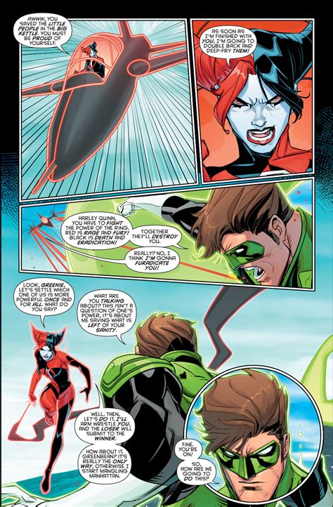 Green Lantern Vs Red Black Lantern Harley Quinn Comicnewbies