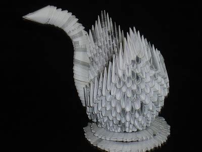 origami modular origami swan