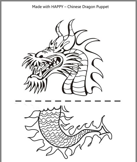 printable chinese dragon templates eve long