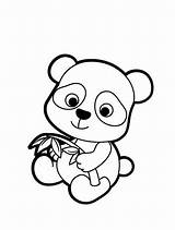 Pandas Osos Dibujo Adorables Oso Tiernos Animales Adultos Escandalosos sketch template