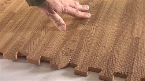foam tiles wood grain reversible interlocking foam