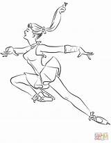 Coloring Skating Ice Pages Ballerina Drawing Figure Printable Getdrawings Categories sketch template