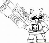 Rocket Raccoon Coloring Lego Pages Coloringpages101 Color Kids Printable sketch template