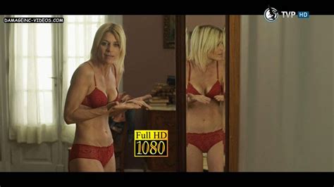 Sexy Actress Eugenia Tobal Wearing Lingerie On Tv