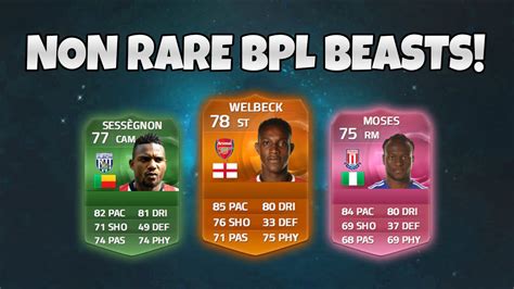 fifa  ultimate team cheap  rare bpl beasts squad builder youtube