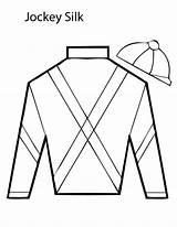 Coloring Jockey Silks Pages Kids Derby Kentucky Horse Silk Melbourne Cup Printable Own Racing Pattern Template Craft Color Horses Uniforms sketch template
