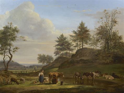 pieter gerardus van os paintings prev  sale  dutch arcadian landscape  shepherds