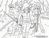 Fantasie Dead Walking Throne Addict Coloringpages Malvorlagen Q1 sketch template