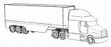 Trailer Tractor Sketch Drawing Paintingvalley Sketches sketch template