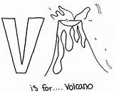 Volcano Bulkcolor sketch template