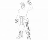 Tekken Paul Phoenix Tournament Tag Coloring Pages Action Another sketch template