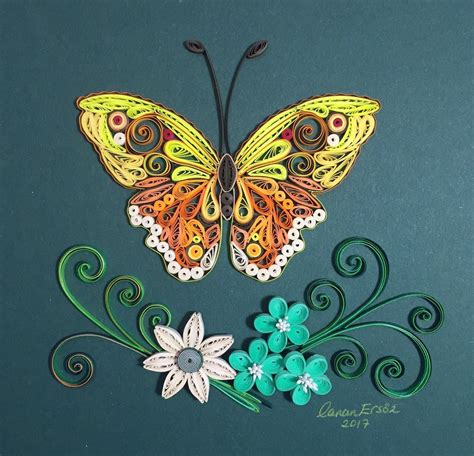 butterfly quilling  canan ersoez quilling designs quilling