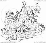 Ship Coloring Sunken Outline Pirate Clip Pages Illustration Drawing Vector Sketch Shipwreck Royalty Visekart Color Kids Clipart Drawings Template Paintingvalley sketch template