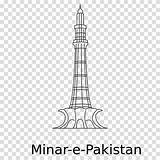 Minar Pakistan sketch template