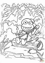 Coloring Pages Muppet Babies Kermit Muppets Song Baby Book Elmo Color Rushmore Printable Sings Coloriage Sheets Mt Para Kids Cartoons sketch template