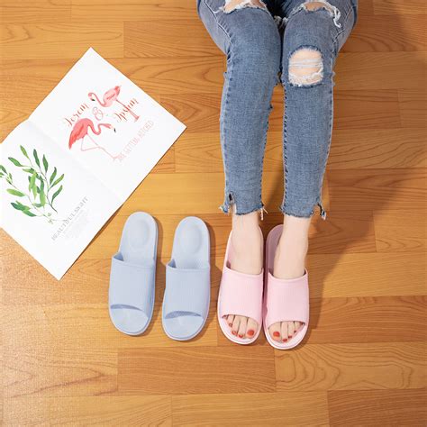 pairs women  sandals anti slip bath slipper shower shoes home indoor