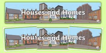 houses  homes display banner teacher