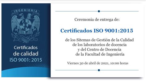 Certificados Iso 90012015 De Los Sistemas De Gestion De Calidad De 31