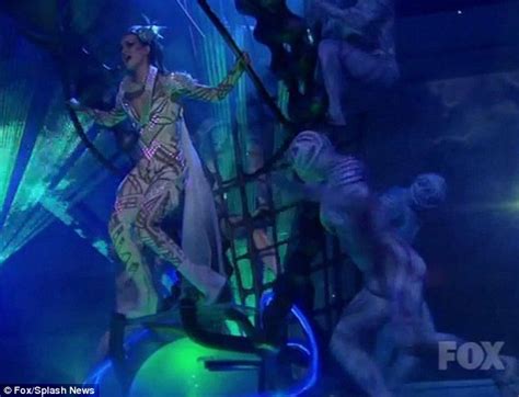 American Idol 2011 Katy Perry Dons Figure Hugging Led