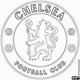 Chelsea Coloring Pages Fc Manchester Logo Soccer United Football Club Printable Liverpool Emblem Colouring Kids Europe Emblems Badge Birthday League sketch template