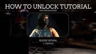 Mortal Kombat X Klassic Kitana Skin How To Unlock