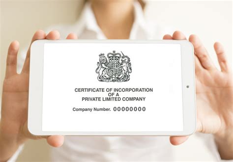 certificate  incorporation