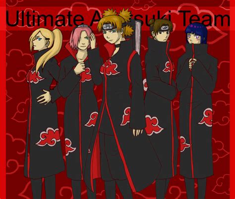 ultimate akatsuki team  argentum moon  deviantart