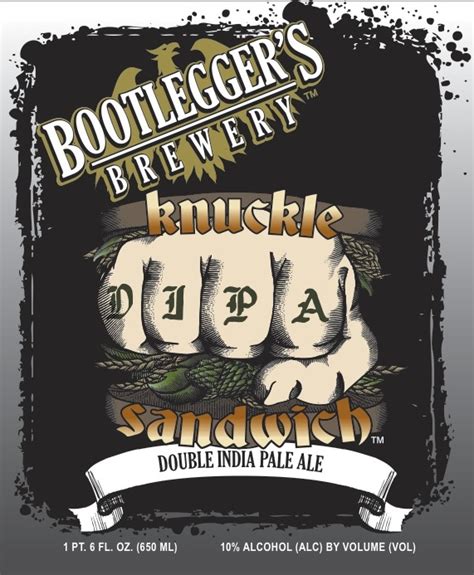 bootlegger s brewery releases knuckle sandwich double ipa brewbound