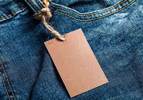 cloth label blank brown tag business  creative market