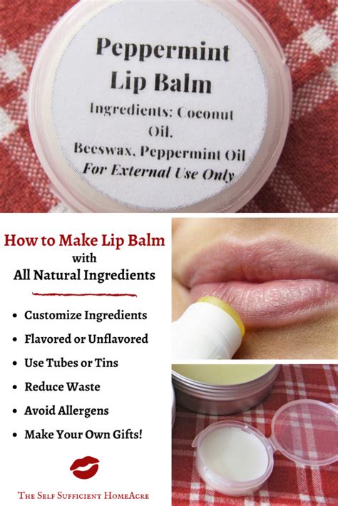 lip balm   natural ingredients   sufficient homeacre