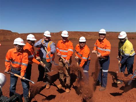 sod turned  bhps multi billion south flank project australian manufacturing