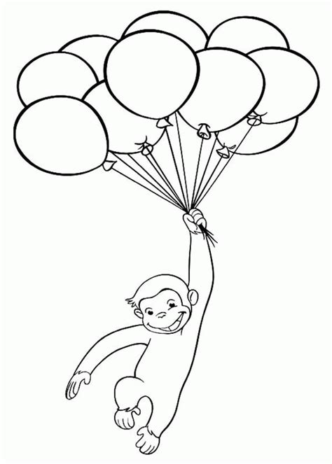 curious george coloring pages  print coloring home