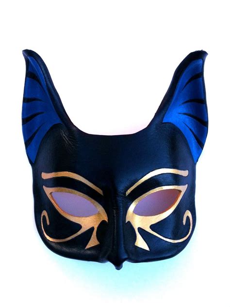 Bastet Leather Mask Leather Mask Bastet Egyptian Mask