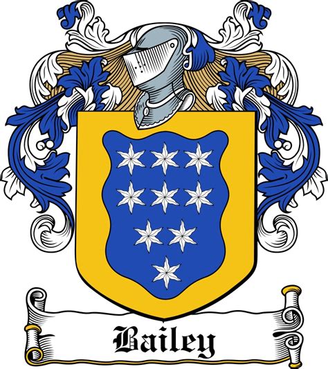 bailey family crest irish coat  arms image