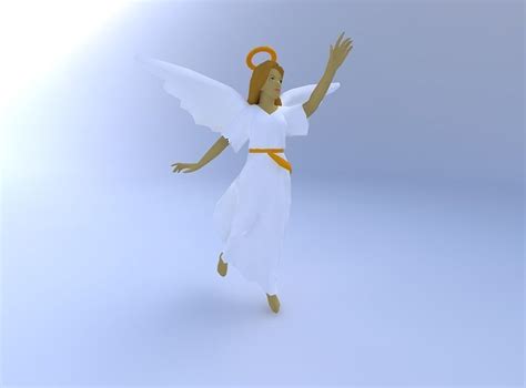 angel 3d model cgtrader