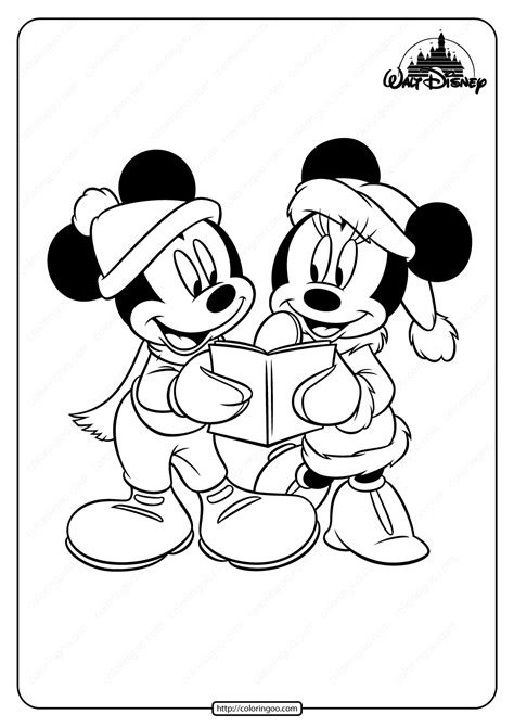 printable mickey  minnie mouse coloring pages