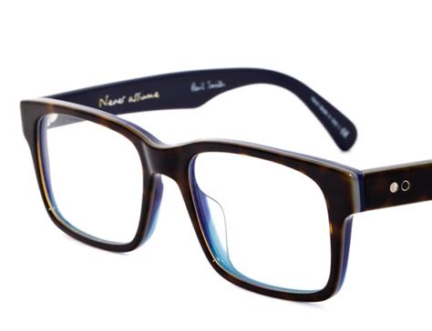 pirroni glasses from paul smith for oliver peoples in oak indigo